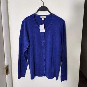 New Appleseed's petite Women's crewneck cardigan. Super soft.